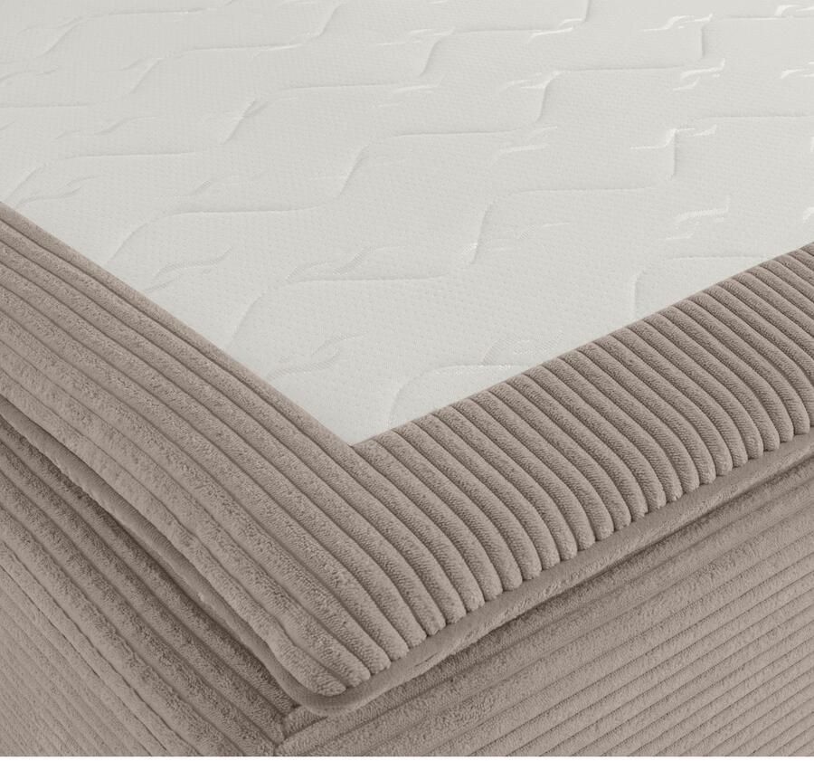 INOSIGN Hoekbank Boxspringbed Night & Day L-vorm met permanente slaapfunctie met armleuning - Foto 2