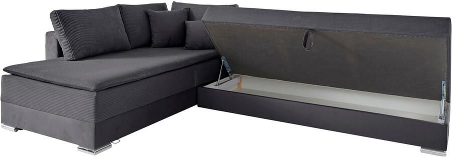 INOSIGN Hoekbank Boxspringbed Night & Day L-vorm met permanente slaapfunctie met armleuning - Foto 9