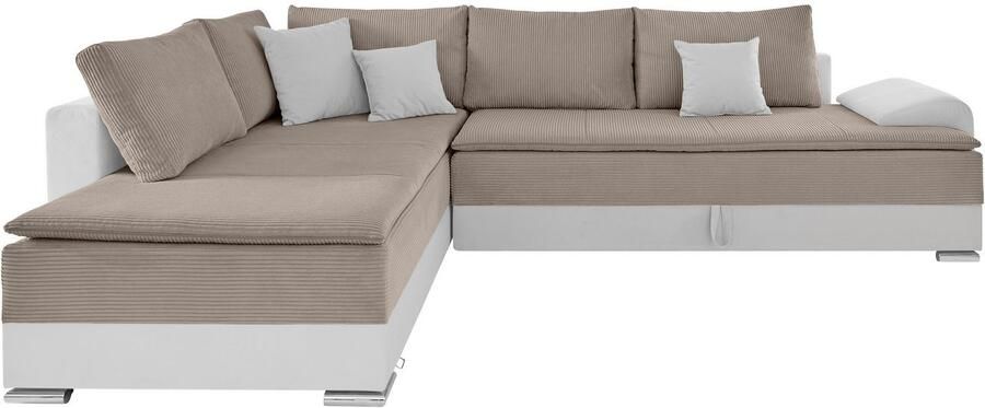 INOSIGN Hoekbank Boxspringbed Night & Day L-vorm met permanente slaapfunctie met armleuning - Foto 8