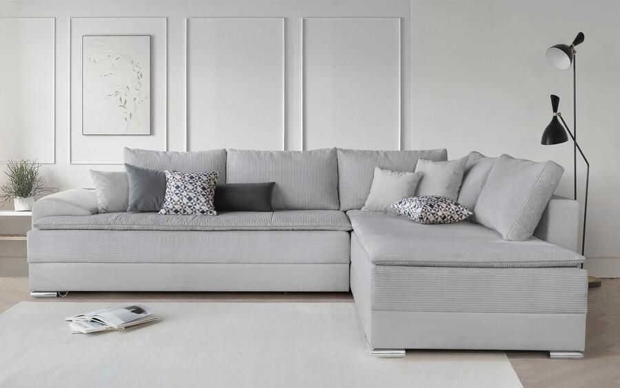 INOSIGN Hoekbank Boxspringbed Night & Day L-vorm met permanente slaapfunctie met armleuning - Foto 5