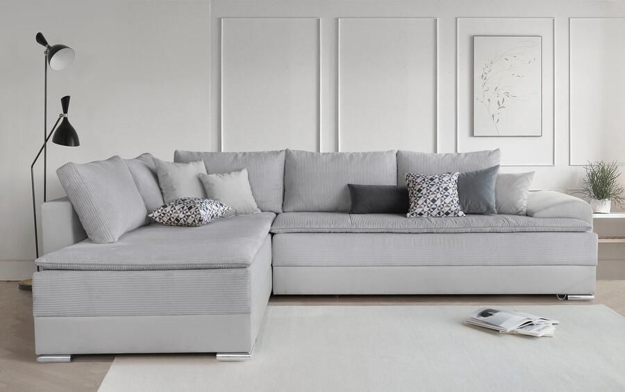 INOSIGN Hoekbank Boxspringbed Night & Day L-vorm met permanente slaapfunctie met armleuning - Foto 5