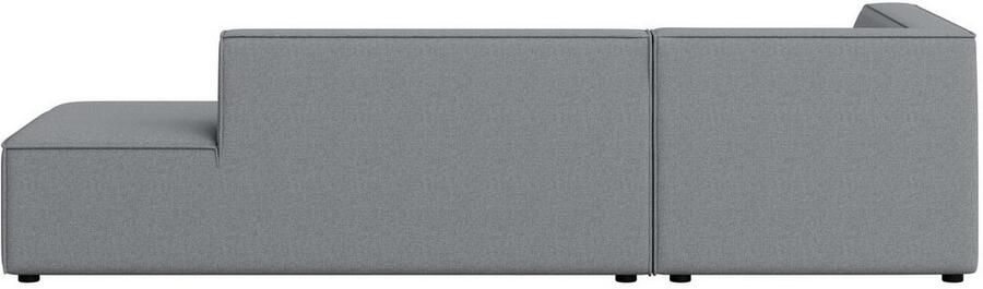 INOSIGN Hoekbank Cavan met ottomane links of rechts bestelbaar L-vorm met golfondersteuning afmetingen B D H: 270 180 72 cm - Foto 4