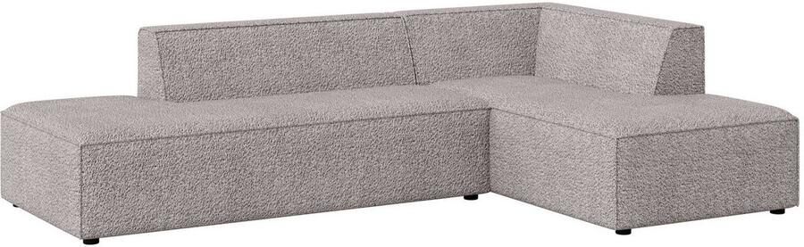 INOSIGN Hoekbank Cavan met ottomane links of rechts bestelbaar L-vorm met golfondersteuning afmetingen B D H: 270 180 72 cm - Foto 3