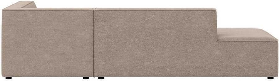 INOSIGN Hoekbank Cavan met ottomane links of rechts bestelbaar L-vorm met golfondersteuning afmetingen B D H: 270 180 72 cm - Foto 4