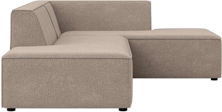 INOSIGN Hoekbank Cavan met ottomane links of rechts bestelbaar L-vorm met golfondersteuning afmetingen B D H: 270 180 72 cm - Foto 2