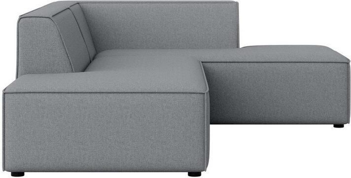 INOSIGN Hoekbank Cavan met ottomane links of rechts bestelbaar L-vorm met golfondersteuning afmetingen B D H: 270 180 72 cm - Foto 2