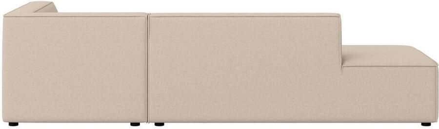 INOSIGN Hoekbank Cavan met ottomane links of rechts bestelbaar L-vorm met golfondersteuning afmetingen B D H: 270 180 72 cm - Foto 4