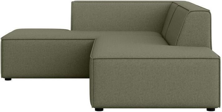 INOSIGN Hoekbank Cavan met ottomane links of rechts bestelbaar L-vorm met golfondersteuning afmetingen B D H: 270 180 72 cm - Foto 2