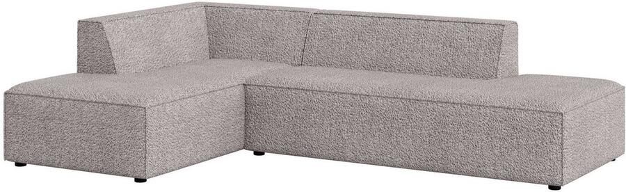 INOSIGN Hoekbank Cavan met ottomane links of rechts bestelbaar L-vorm met golfondersteuning afmetingen B D H: 270 180 72 cm - Foto 3