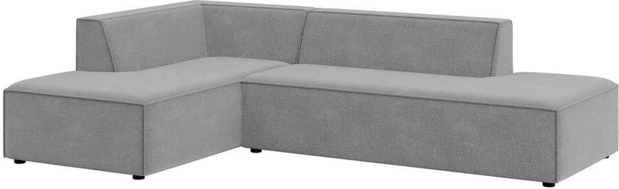 INOSIGN Hoekbank Cavan met ottomane links of rechts bestelbaar L-vorm met golfondersteuning afmetingen B D H: 270 180 72 cm - Foto 3