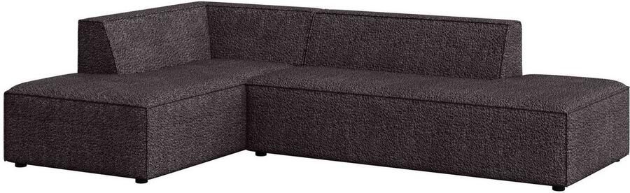 INOSIGN Hoekbank Cavan met ottomane links of rechts bestelbaar L-vorm met golfondersteuning afmetingen B D H: 270 180 72 cm - Foto 3