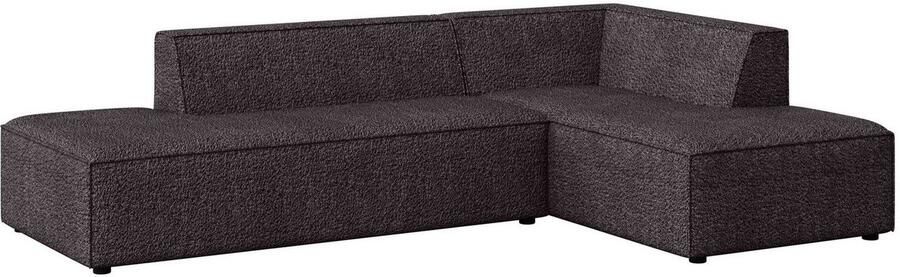 INOSIGN Hoekbank Cavan met ottomane links of rechts bestelbaar L-vorm met golfondersteuning afmetingen B D H: 270 180 72 cm - Foto 3