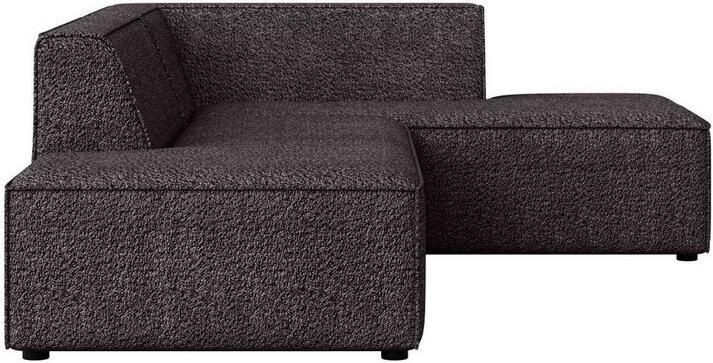 INOSIGN Hoekbank Cavan met ottomane links of rechts bestelbaar L-vorm met golfondersteuning afmetingen B D H: 270 180 72 cm - Foto 2