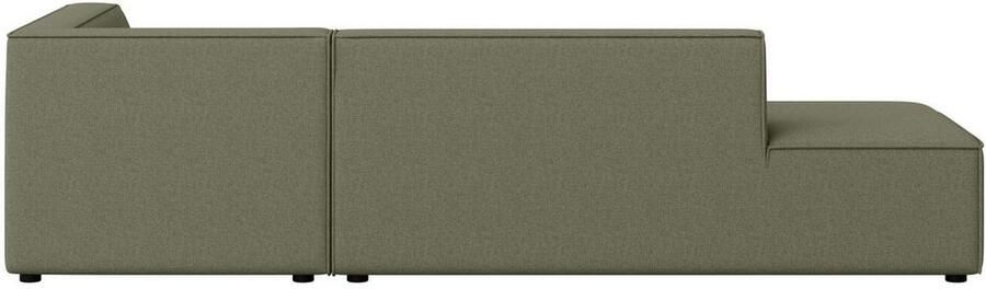 INOSIGN Hoekbank Cavan met ottomane links of rechts bestelbaar L-vorm met golfondersteuning afmetingen B D H: 270 180 72 cm - Foto 4