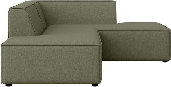 INOSIGN Hoekbank Cavan met ottomane links of rechts bestelbaar L-vorm met golfondersteuning afmetingen B D H: 270 180 72 cm - Foto 2