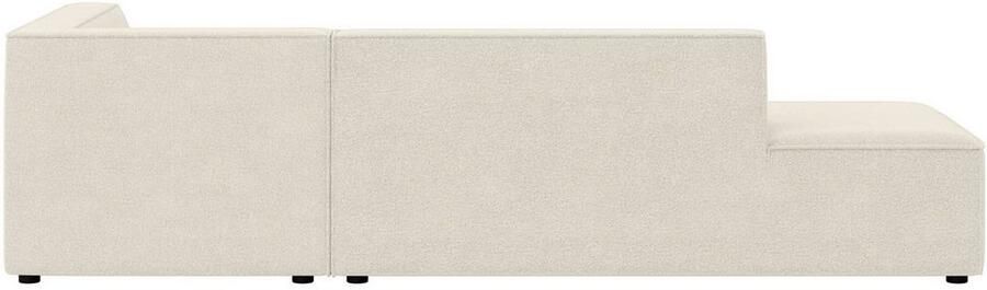 INOSIGN Hoekbank Cavan met ottomane links of rechts bestelbaar L-vorm met golfondersteuning afmetingen B D H: 270 180 72 cm - Foto 4