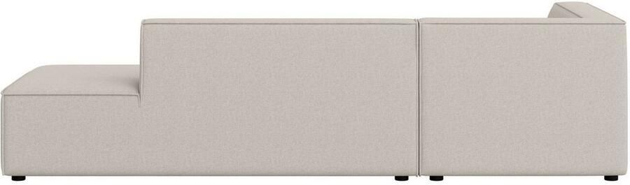 INOSIGN Hoekbank Cavan met ottomane links of rechts bestelbaar L-vorm met golfondersteuning afmetingen B D H: 270 180 72 cm - Foto 4