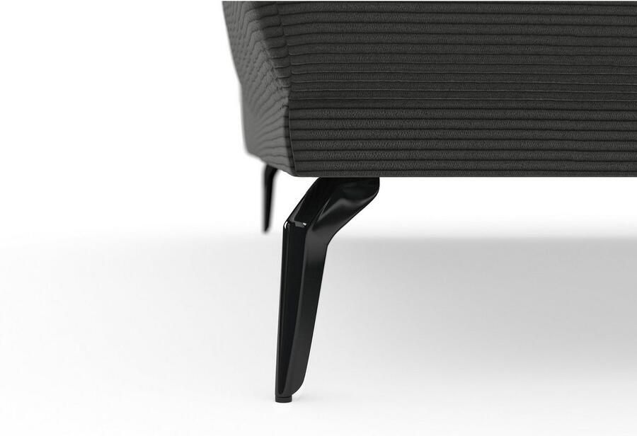 INOSIGN Hoekbank Coco L-vorm Verstelbare zitdiepte armleuning en hoofdeind cordbekleding poothoogte 15 cm - Foto 4