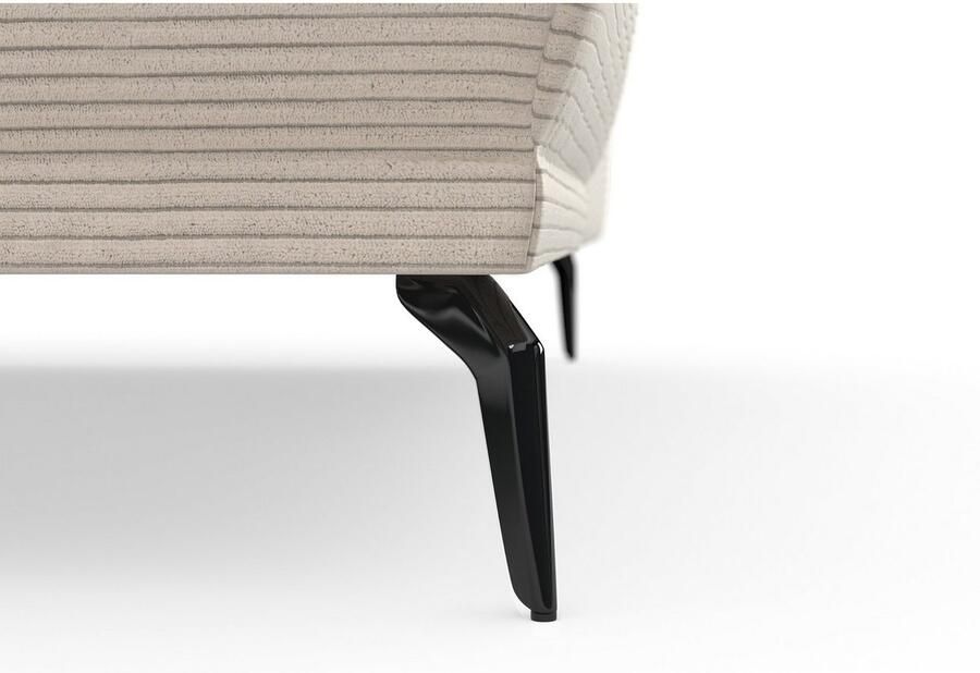 INOSIGN Hoekbank Coco L-vorm Verstelbare zitdiepte armleuning en hoofdeind cordbekleding poothoogte 15 cm - Foto 4