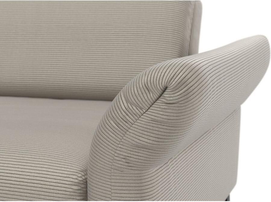 INOSIGN Hoekbank Coco L-vorm Verstelbare zitdiepte armleuning en hoofdeind cordbekleding poothoogte 15 cm - Foto 3