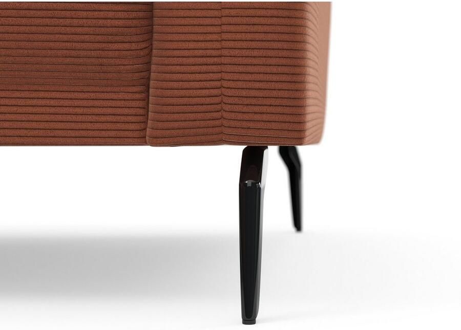 INOSIGN Hoekbank Coco L-vorm Verstelbare zitdiepte armleuning en hoofdeind cordbekleding poothoogte 15 cm - Foto 4