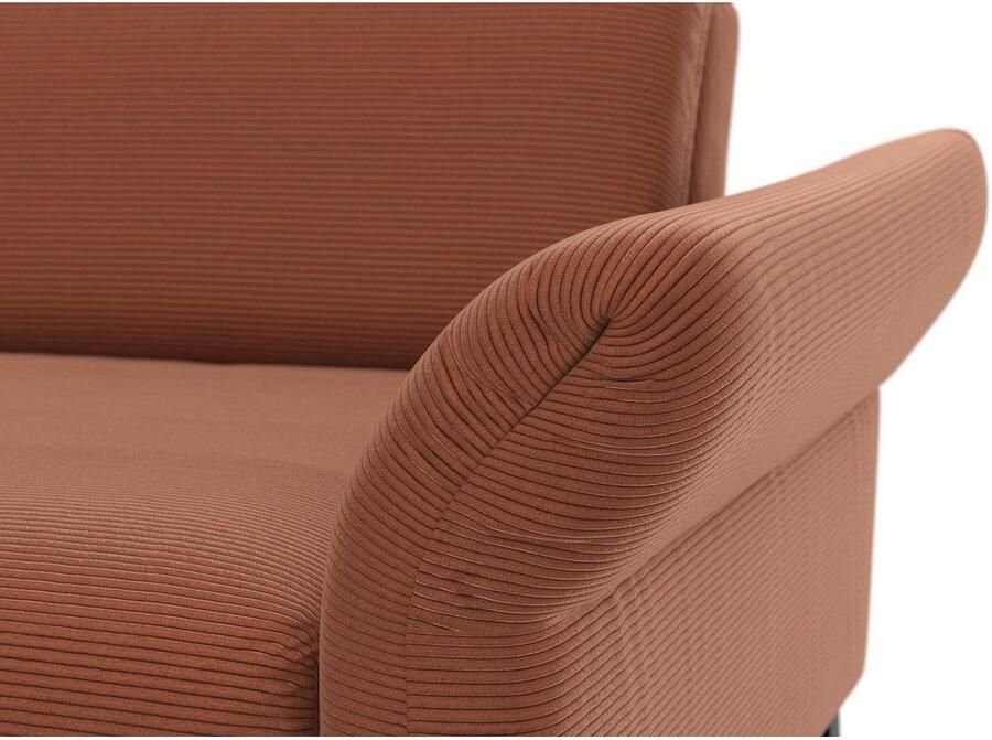 INOSIGN Hoekbank Coco L-vorm Verstelbare zitdiepte armleuning en hoofdeind cordbekleding poothoogte 15 cm - Foto 3