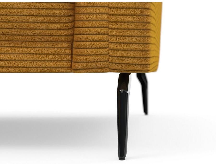 INOSIGN Hoekbank Coco L-vorm Verstelbare zitdiepte armleuning en hoofdeind cordbekleding poothoogte 15 cm - Foto 3