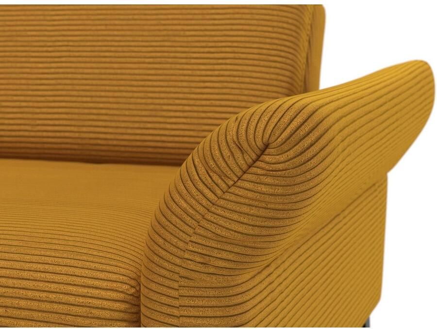 INOSIGN Hoekbank Coco L-vorm Verstelbare zitdiepte armleuning en hoofdeind cordbekleding poothoogte 15 cm - Foto 4