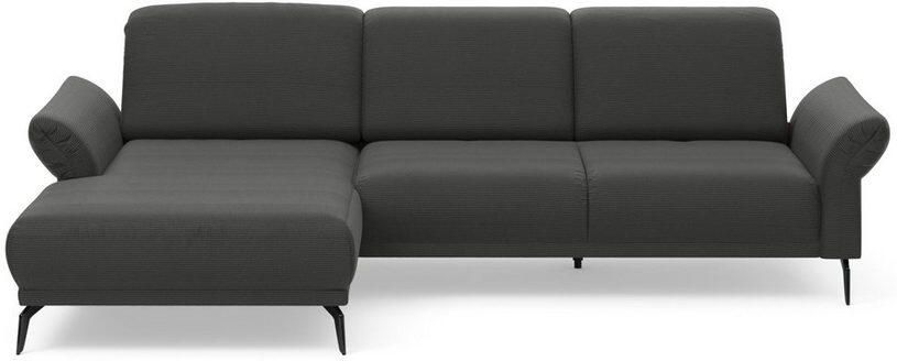 INOSIGN Hoekbank Coco L-vorm Verstelbare zitdiepte armleuning en hoofdeind cordbekleding poothoogte 15 cm - Foto 9