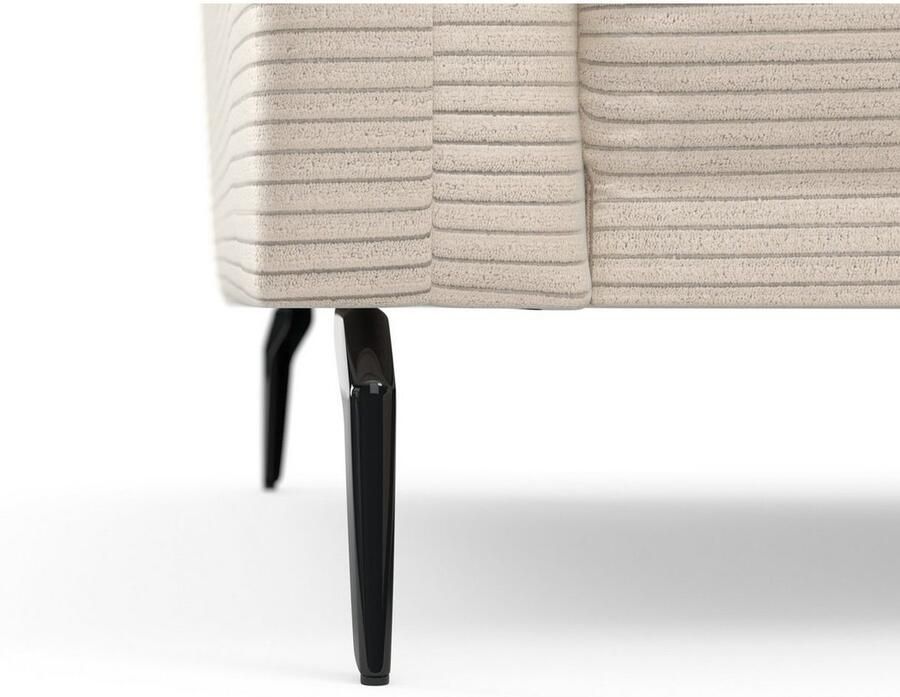 INOSIGN Hoekbank Coco L-vorm Verstelbare zitdiepte armleuning en hoofdeind cordbekleding poothoogte 15 cm - Foto 3
