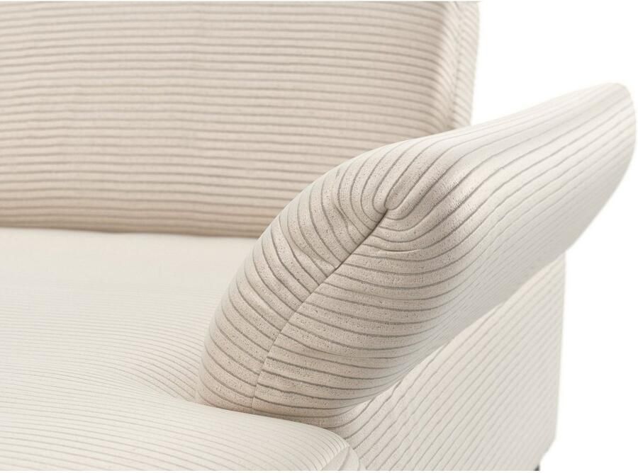 INOSIGN Hoekbank Coco L-vorm Verstelbare zitdiepte armleuning en hoofdeind cordbekleding poothoogte 15 cm - Foto 3
