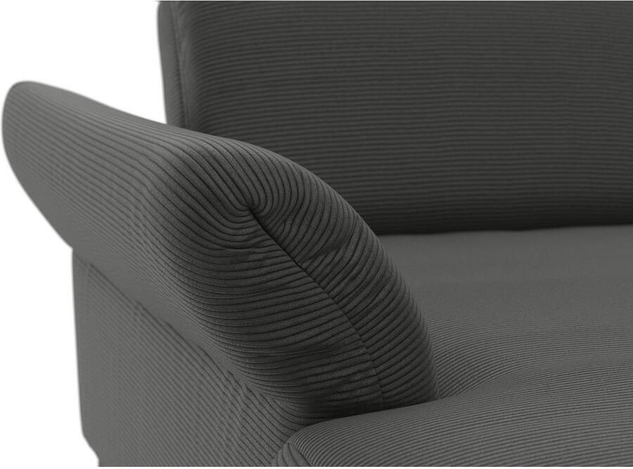 INOSIGN Hoekbank Coco L-vorm Verstelbare zitdiepte armleuning en hoofdeind cordbekleding poothoogte 15 cm - Foto 3