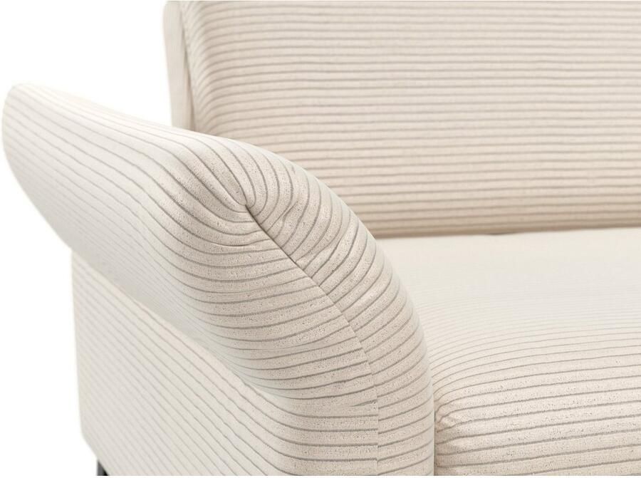 INOSIGN Hoekbank Coco L-vorm Verstelbare zitdiepte armleuning en hoofdeind cordbekleding poothoogte 15 cm - Foto 4