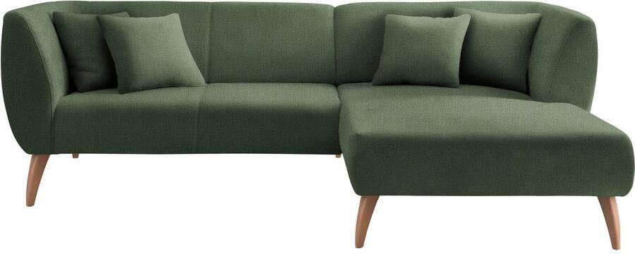 INOSIGN Hoekbank Colori gestoffeerde meubelen met tijdloos elegante rugleuning. L-vorm - Foto 6