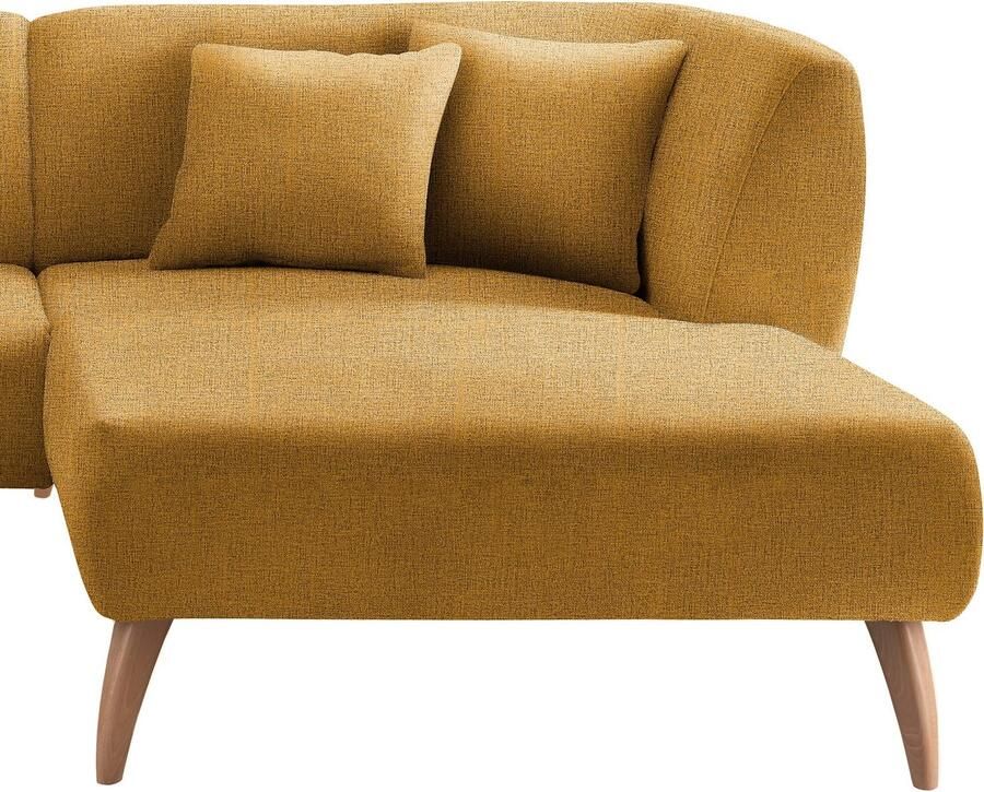 INOSIGN Hoekbank Colori gestoffeerde meubelen met tijdloos elegante rugleuning. L-vorm - Foto 4