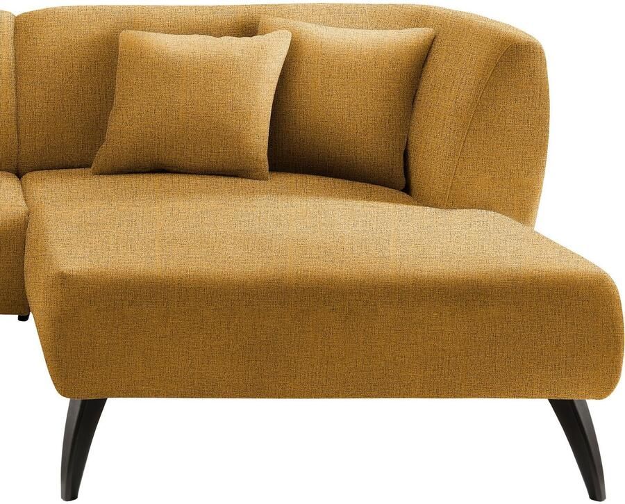 INOSIGN Hoekbank Colori gestoffeerde meubelen met tijdloos elegante rugleuning. L-vorm - Foto 4