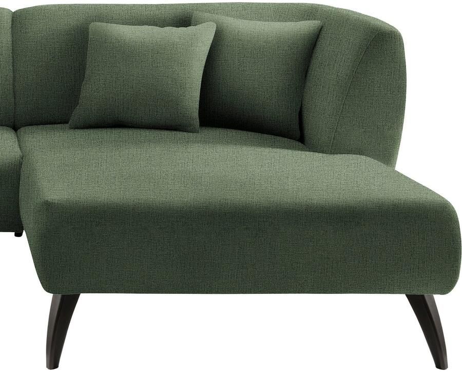 INOSIGN Hoekbank Colori gestoffeerde meubelen met tijdloos elegante rugleuning. L-vorm - Foto 4
