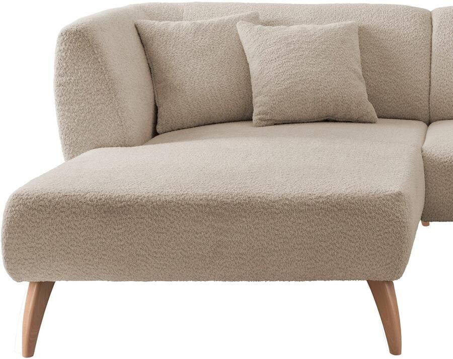 INOSIGN Hoekbank Colori gestoffeerde meubelen met tijdloos elegante rugleuning. L-vorm - Foto 4