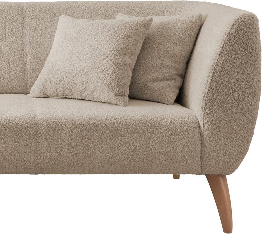 INOSIGN Hoekbank Colori gestoffeerde meubelen met tijdloos elegante rugleuning. L-vorm - Foto 3