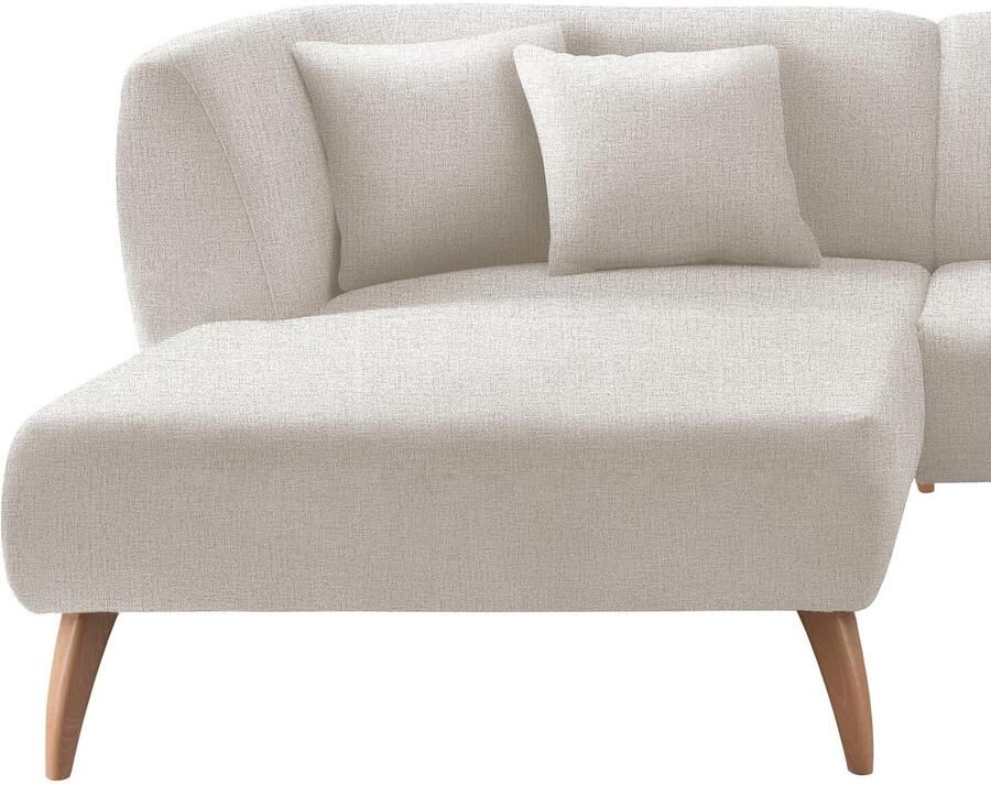 INOSIGN Hoekbank Colori gestoffeerde meubelen met tijdloos elegante rugleuning. L-vorm - Foto 4