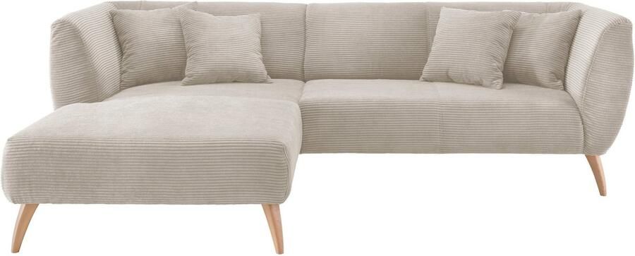 INOSIGN Hoekbank Colori gestoffeerde meubelen met tijdloos elegante rugleuning. L-vorm - Foto 6