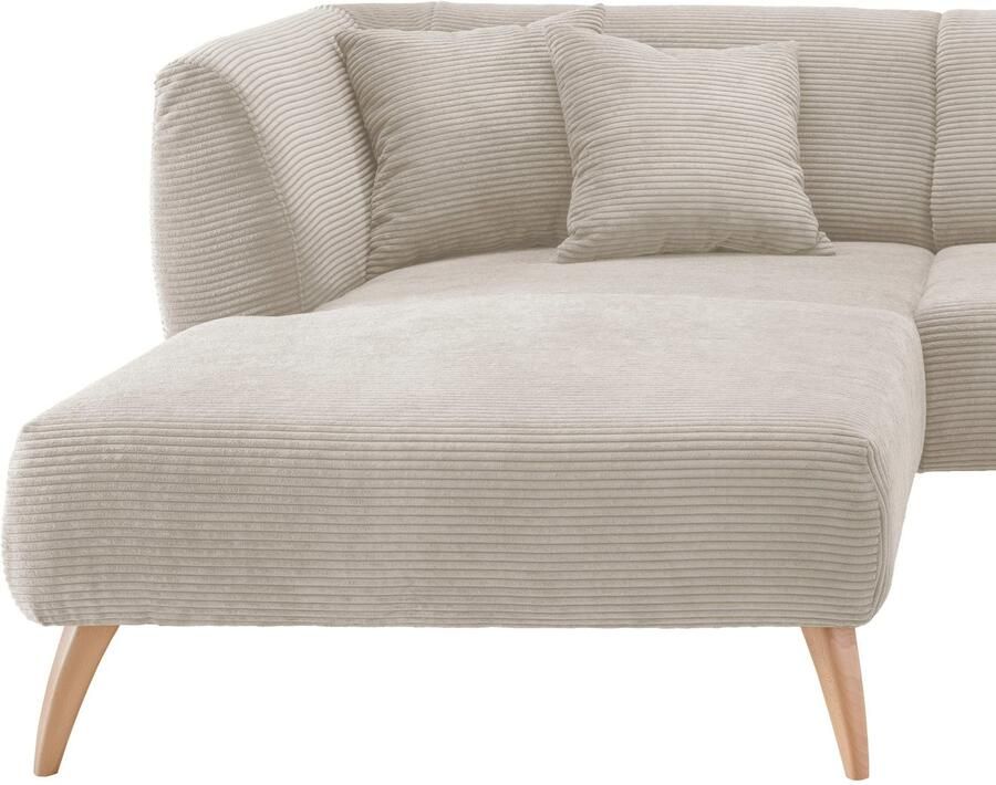 INOSIGN Hoekbank Colori gestoffeerde meubelen met tijdloos elegante rugleuning. L-vorm - Foto 3