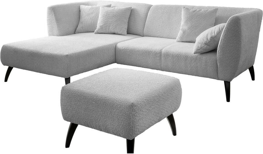 INOSIGN Hoekbank Colori gestoffeerde meubelen met tijdloos elegante rugleuning. L-vorm - Foto 4