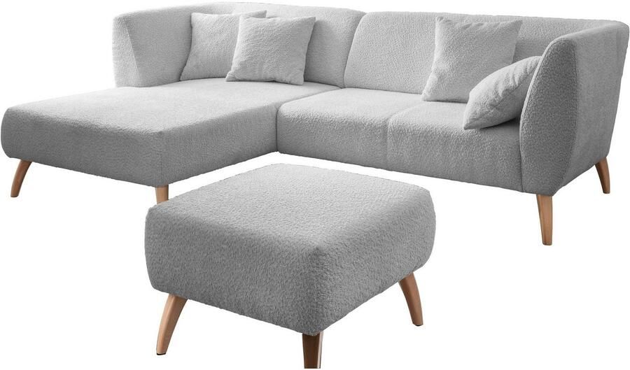 INOSIGN Hoekbank Colori gestoffeerde meubelen met tijdloos elegante rugleuning. L-vorm - Foto 4