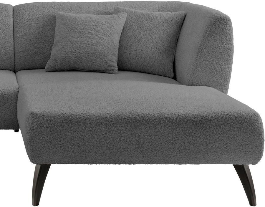 INOSIGN Hoekbank Colori gestoffeerde meubelen met tijdloos elegante rugleuning. L-vorm - Foto 3
