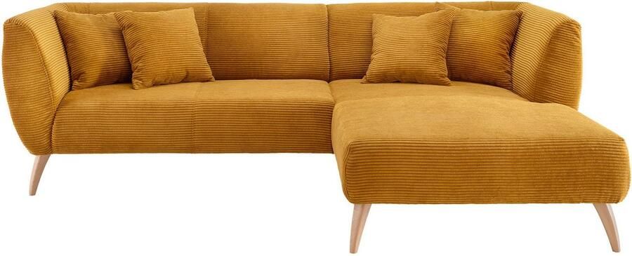 INOSIGN Hoekbank Colori gestoffeerde meubelen met tijdloos elegante rugleuning. L-vorm - Foto 5