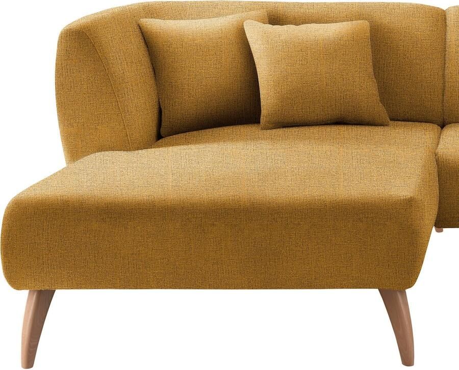 INOSIGN Hoekbank Colori gestoffeerde meubelen met tijdloos elegante rugleuning. L-vorm - Foto 4