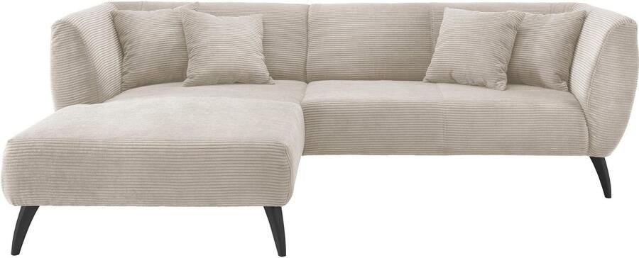 INOSIGN Hoekbank Colori gestoffeerde meubelen met tijdloos elegante rugleuning. L-vorm - Foto 6