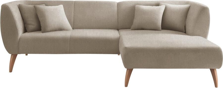INOSIGN Hoekbank Colori gestoffeerde meubelen met tijdloos elegante rugleuning. L-vorm - Foto 6