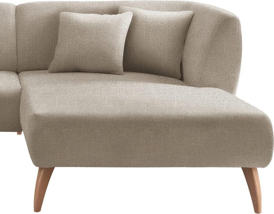 INOSIGN Hoekbank Colori gestoffeerde meubelen met tijdloos elegante rugleuning. L-vorm - Foto 4